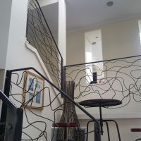 Black Indoor Wrought Iron Balustrade Berwick