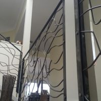 Black Indoor Wrought Iron Balustrade Berwick