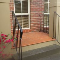 Black Outdoor Wrought Iron Balustrade Canterbury
