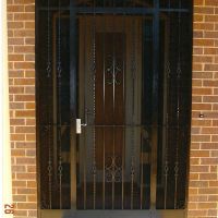 Black Wrought Iron Door