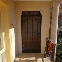 Black Wrought Iron Door Clayton
