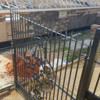 Black Outdoor Wrought Iron Fence Warrandyte