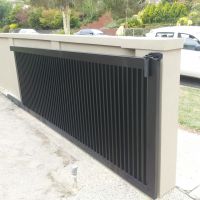 Black Outdoor Wrought Iron Gates