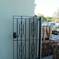 Black Outdoor Wrought Iron Gates