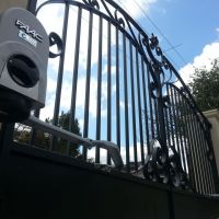 Black Outdoor Wrought Iron Gates