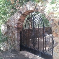 Black Outdoor Wrought Iron Gates
