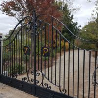 Black Outdoor Wrought Iron Gates Albury