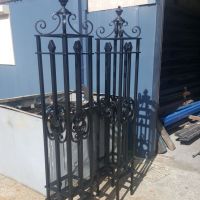 Ornamental Black Wrought Iron Posts